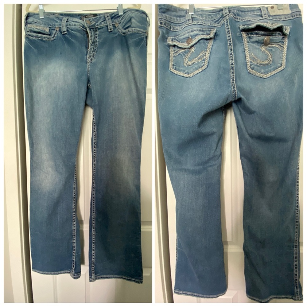 Silver jeans size 18 L33 straight leg boot cut